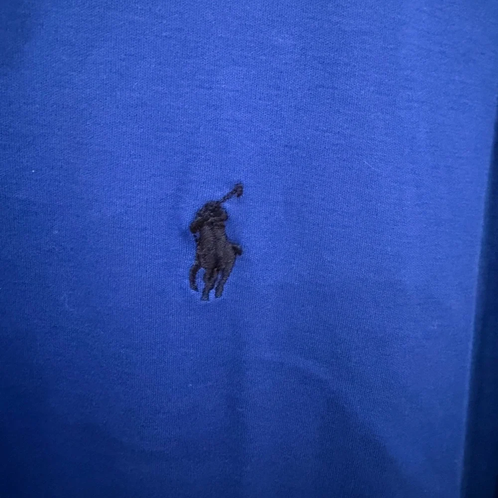 Polo Ralph Lauren Blue Pima Soft Touch Polo Shirt Men's XL TG‎ Short Sleeve